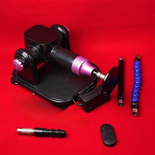 Sexmaschine mit aufsätzen - mit,