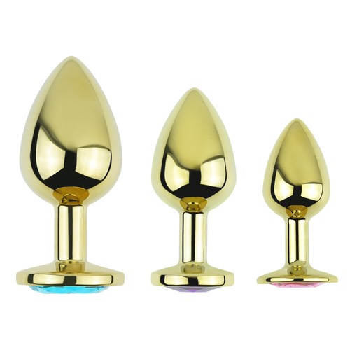 Analplug gold edelstahl - analplug,