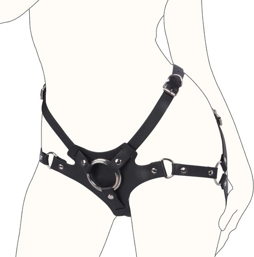 Strap dildo harness - on,